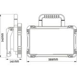 LED's Work Draadloze LED Bouwlamp 5200 - Werkt op accu's van Makita, Bosch, Dewalt, Milwaukee, Metabo – IP54