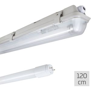 Proventa TL verlichting LED 120 cm - LED TL armatuur incl. LED buis - Waterdicht - 1800 lm
