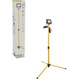 LED's Work Bouwlamp op Statief 2125 - IP54 waterdicht - In hoogte verstelbaar tot 1,20 meter