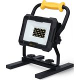 LED bouwlamp op accu | 5000K | 2000 lumen | IP20 | Zwart | 20W