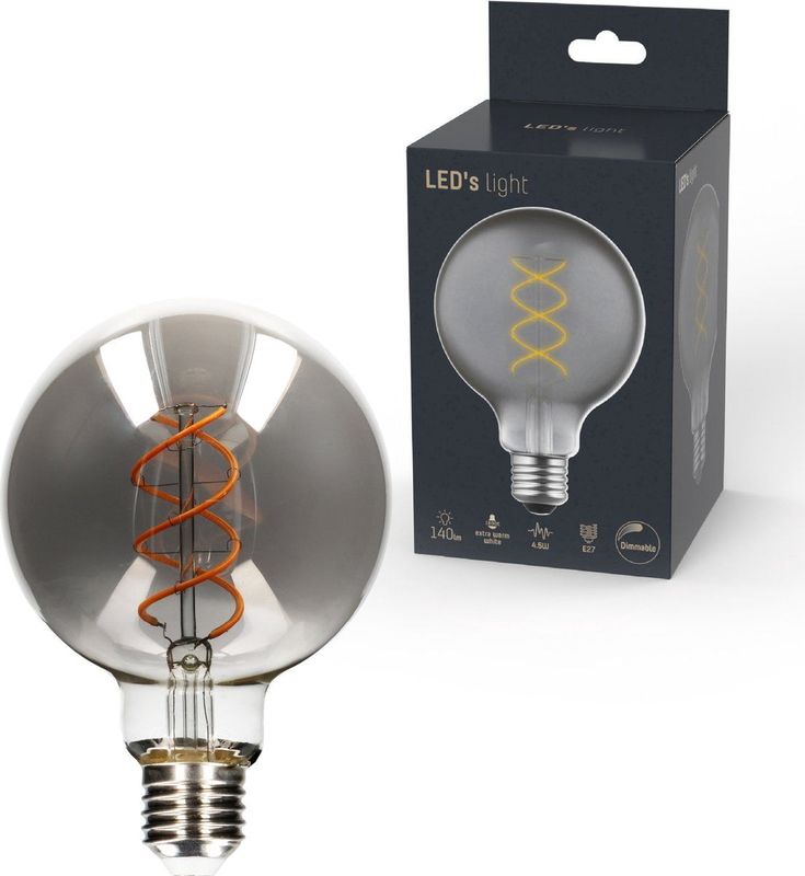 LED's Light - LED Lamp - Smokey - E27 - Dimbaar - Bol G95