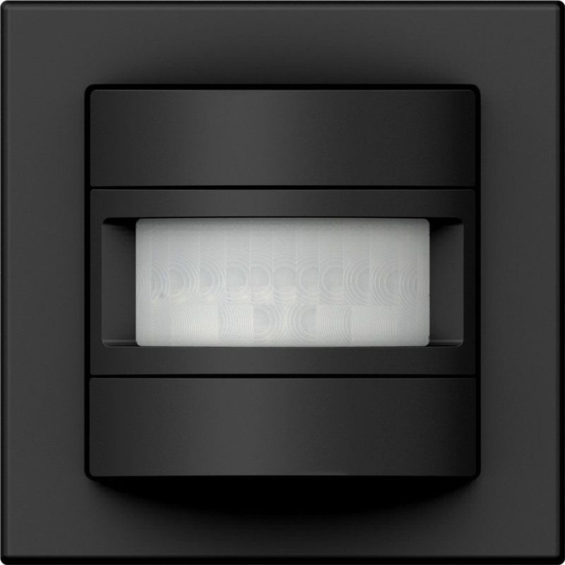 Inbouw Bewegingssensor - Zwart - PIR - 180º Detectiehoek - Bereik 2 tot 8 meter