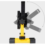 LED's Work draadloze LED Bouwlamp op accu 700 - Oplaadbaar en kantelbaar - Zwart geel