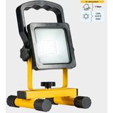 LED's Work - Bouwlamp - Draadloos - Oplaadbaar - Zwart Geel