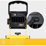 LED's Work - Bouwlamp - Draadloos - Oplaadbaar - Zwart Geel