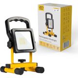 LED's Work - Bouwlamp - Draadloos - Oplaadbaar - Zwart Geel