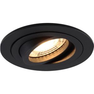 LED's Light PRO downlight inbouwspot Ø 68mm - Kantelbaar - Spatwaterdicht - Dim to Warm - Zwart