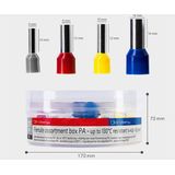 Adereindhulzen assortiment set - 4 Maten van 4mm² tot 16mm²- 100 Stuks