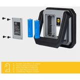 LED's Work - Oplaadbare Werklamp - 10W - Compact - Draagbaar - Voor Binnen en Buiten