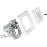 Stopcontact Inbouw - USB-C - Wit - 2 Poorten