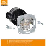 Stopcontact Inbouw - USB-C - Wit - 2 Poorten