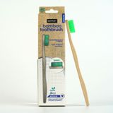 Sence - Bamboo Tandenborstel - Medium - Set van 3 Stuks!!- Groen.