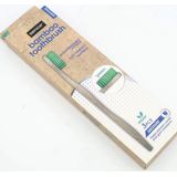 Sence - Bamboo Tandenborstel - Medium - Set van 3 Stuks!!- Groen.