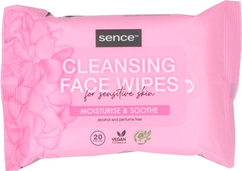 Sence Gezichtsreinigingsdoekjes Gevoelige Huid 20 stuks