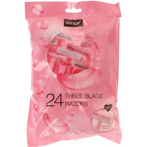 Sence Wegwerpmesjes three blades vrouwen 24 stuks