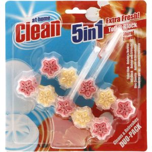 At Home Clean toiletblok Flower 45 gram (Duopack)