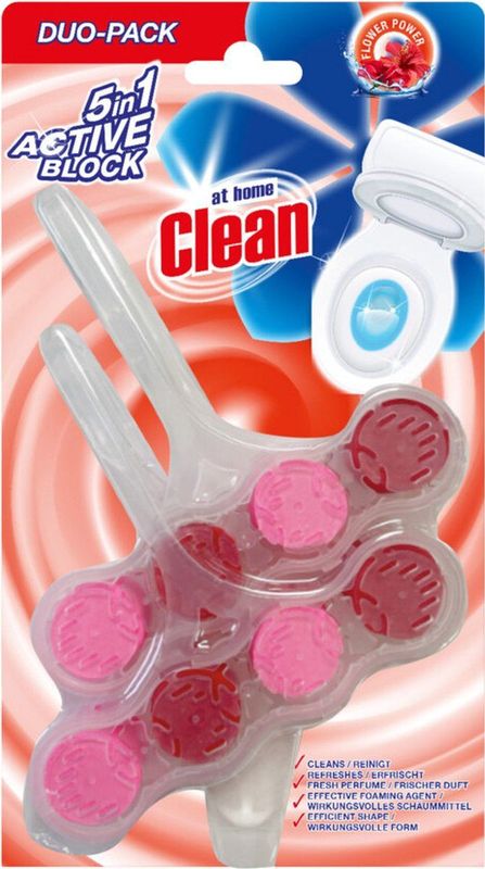 24x At Home Toiletblok Flower 2 stuks