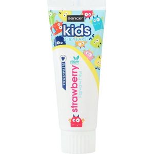 Sence - Tandpasta Kids - Aardbei Smaak - 75 ML - Veganformule