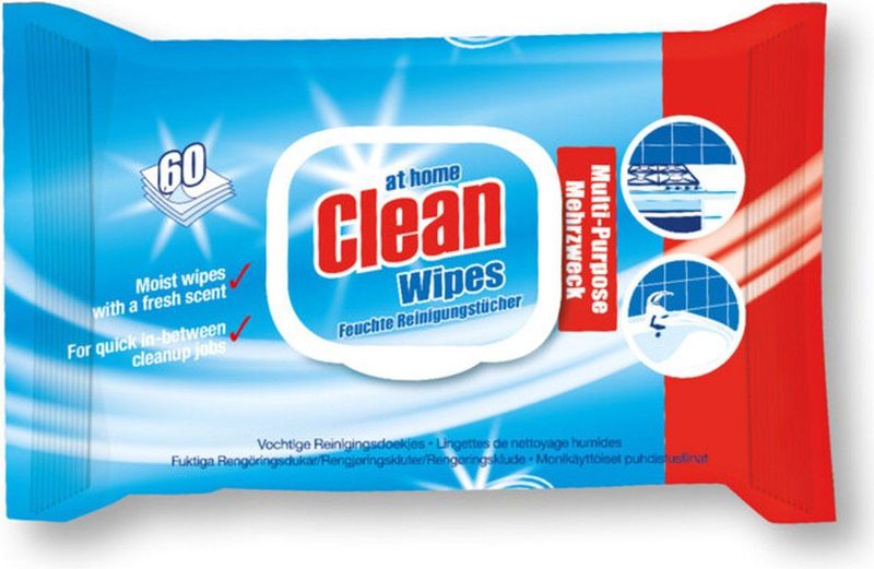 24x At Home Multi Purpose Reinigingsdoekjes 55 stuks