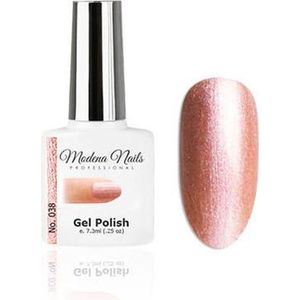 Modena Nails UV/LED Gellak Classic - 038 - Glitter, Roze - Glanzend - Gel nagellak