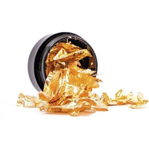 Cosmetics Zone Metallic Nagel Flakes Goud