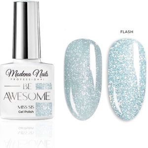 Modena Nails UV/LED Gellak Be Awesome - Miss Sis 7,3ml. - Miss Sis - Glitters - Gel nagellak - Gel nagellak