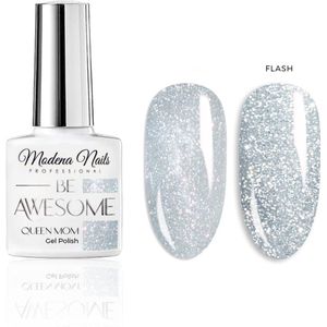 Modena Nails UV/LED Gellak Be Awesome - Queen Mom 7,3ml. - Queen Mom - Glitters - Gel nagellak - Gel nagellak