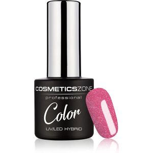 Cosmetics Zone UV/LED Hybrid Gellak 7ml. Pop Star 901 - Glitter, Roze - Glanzend - Gel nagellak