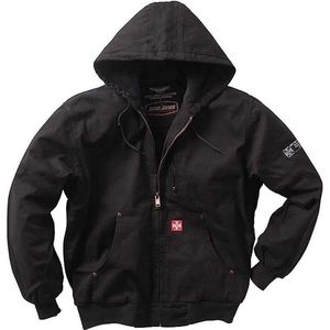 West Coast Choppers - Heavy Duty Canvas Jas - Zwart - Canvas en Polyester