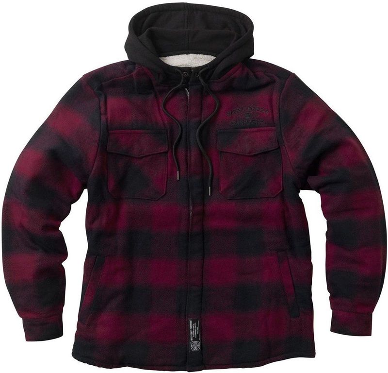 West Coast Choppers - Hell Bent - Flannel Jas - Kleur - Materiaal