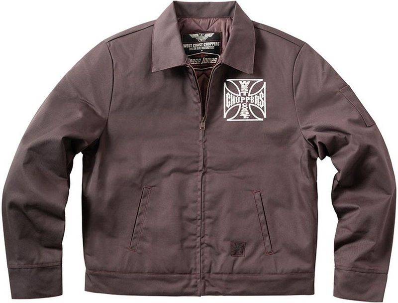 West Coast Choppers - Og Lined Workjacket - Zwart - Polyester/Katoen - Gevoerd