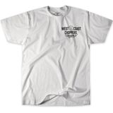 West Coast Choppers - WCC Motorcycle T-shirt - Wit/Zwart - Katoen