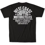 WEST COAST CHOPPERS - Parts - T-shirt - Zwart - Katoen