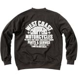 West Coast Choppers - Parts - Sweatshirt - Zwart - 80% Katoen, 20% Polyester
