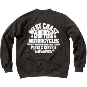 West Coast Choppers - Parts - Sweatshirt - Zwart - 80% Katoen, 20% Polyester
