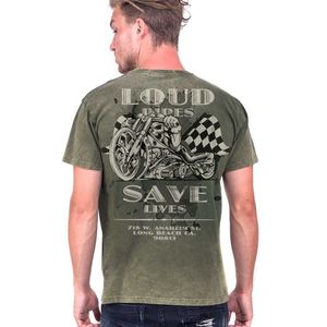 West Coast Choppers Loud Pipes - T-shirt - Korte Mouwen