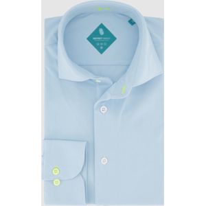 District Indigo - Lange Mouw Overhemd - Indigo - Katoen