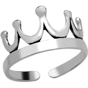 Teenringen - Zilveren Teenrin - Kroon