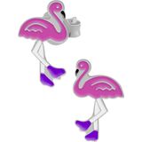 Zilveren oorstekers, flamingo’s op rolschaatsen