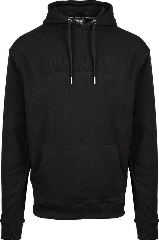 Gorilla Wear - Crowley Heren Oversized Hoodie - Zwart