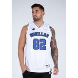 Gorilla Wear - San Mateo - Tanktop - Wit/Blauw - Polyester