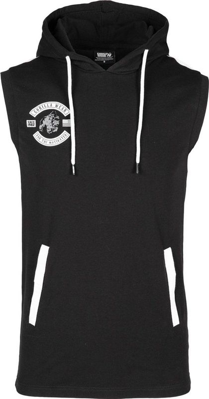 Gorilla Wear - Oswego S L Hooded T-Shirt - Zwart