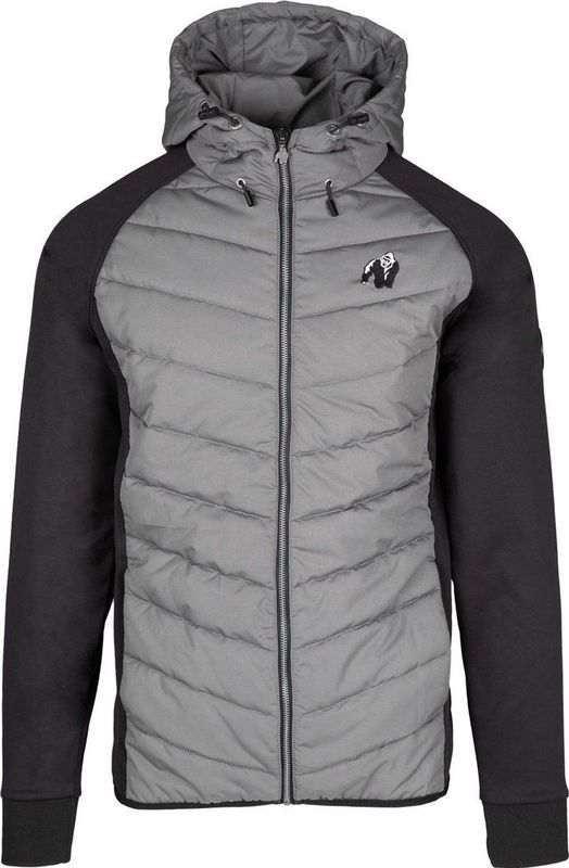 Gorilla Wear - Felton - Donsjack - Grijs/Zwart