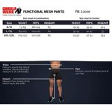 Gorilla Wear Functional Mesh Trainingsbroek - Zwart / Groen