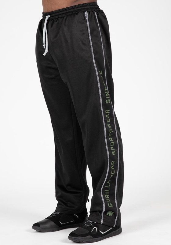 Gorilla Wear Functional Mesh Trainingsbroek - Zwart / Groen