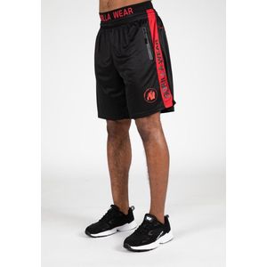 Gorilla Wear - Atlanta Shorts - Zwart/Rood