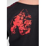Gorilla Wear - Buffalo Old School Workout T-Shirt - Zwart / Rood