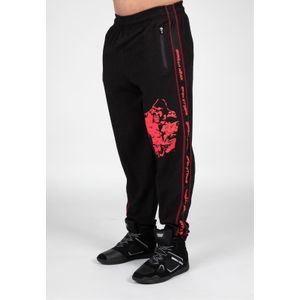 Gorilla Wear Buffalo Old School Trainingsbroek - Zwart / Rood - L/XL