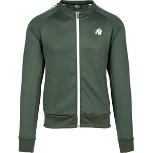 Gorilla Wear - Riverside - Trainingsjack - Groen - Polyester/Elastaan