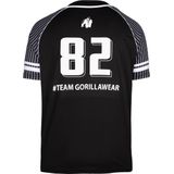Gorilla Wear - 82 Baseball Jersey - Zwart - Polyester Mesh